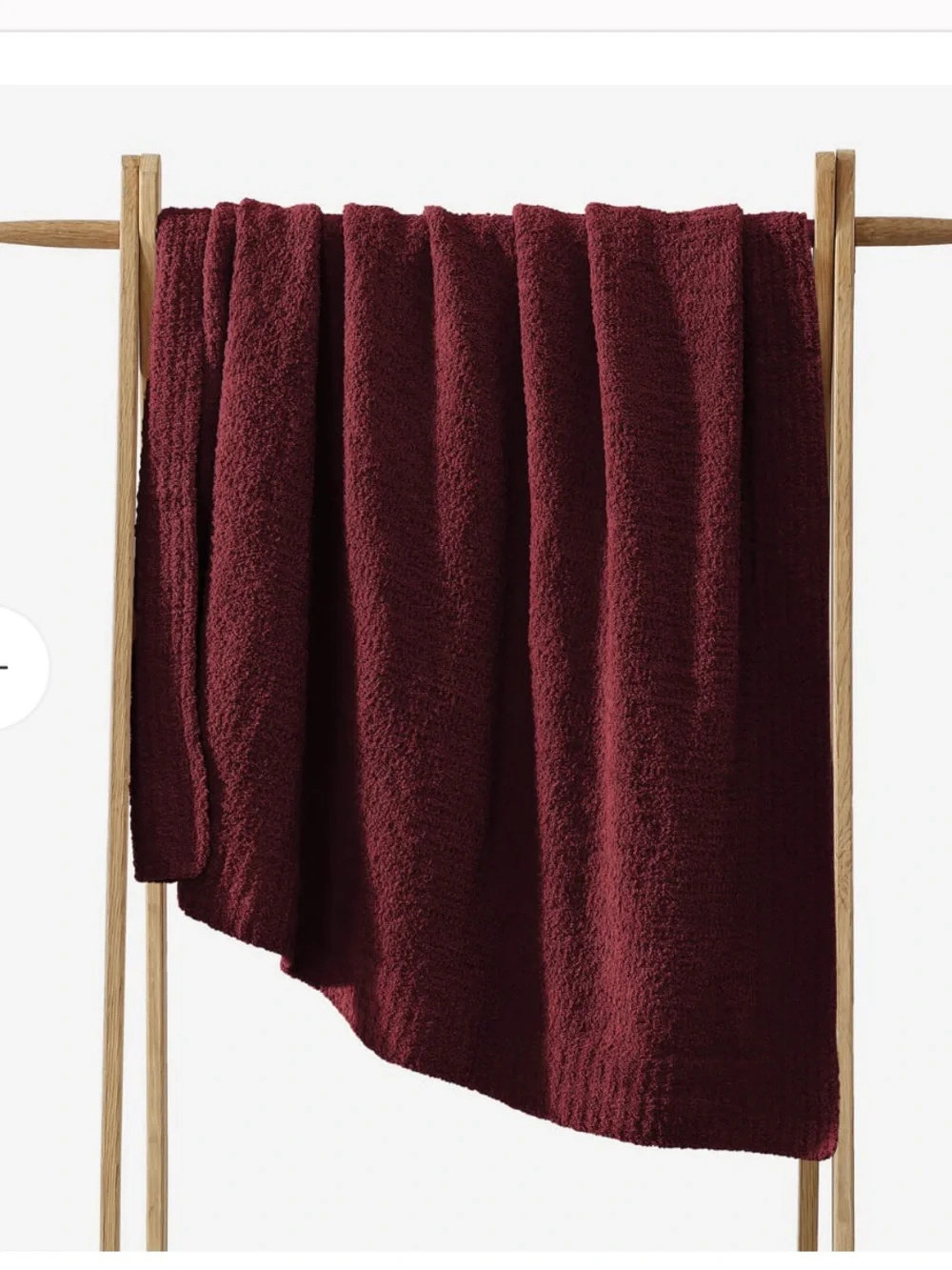 Sunday Citizen Snug Lap Throw in Cherry Lacquer